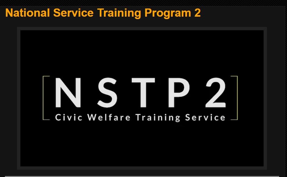 NATIONAL SERVICE TRAINING PROGRAM 2